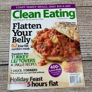 Clean Eating Magazine [November December‎ 2010] Recipes Turkey Leftovers